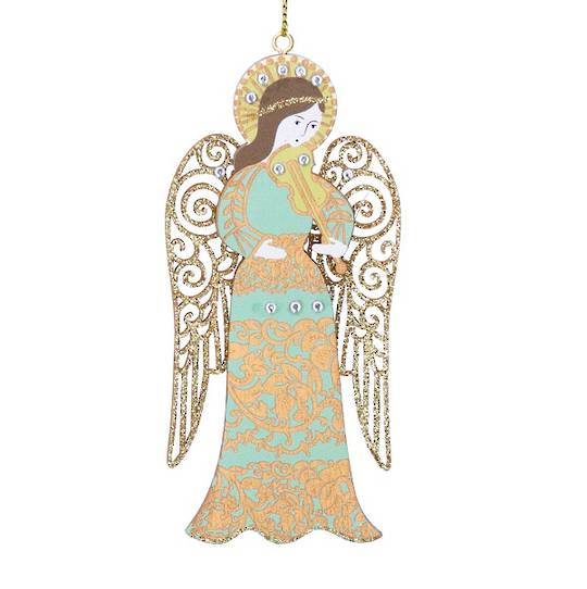 Wood Holy Angel, Light Blue Dress 12cm *ETA Nov